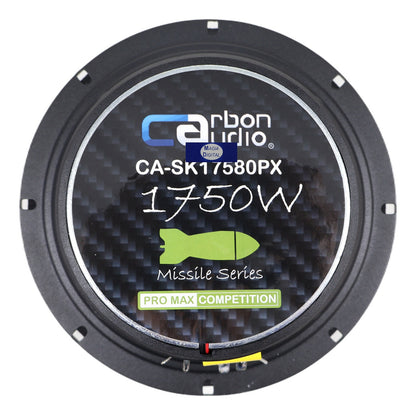 Medio Rango 8puLG Carbon Audio Ca-sk17580pxpx Open Show 2pz Color Negro