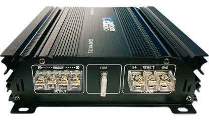 Amplificador 2 Canales 1200 Watts Clase A/b Carbón Ab06002et Color Negro