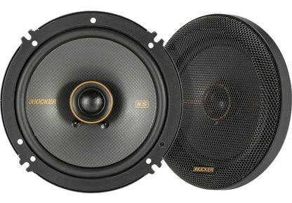 Bocinas Kicker 6.5 Pulgadas 47ksc6504 Ksc650 2 Vias 100w Rms Color Gris Oscuro