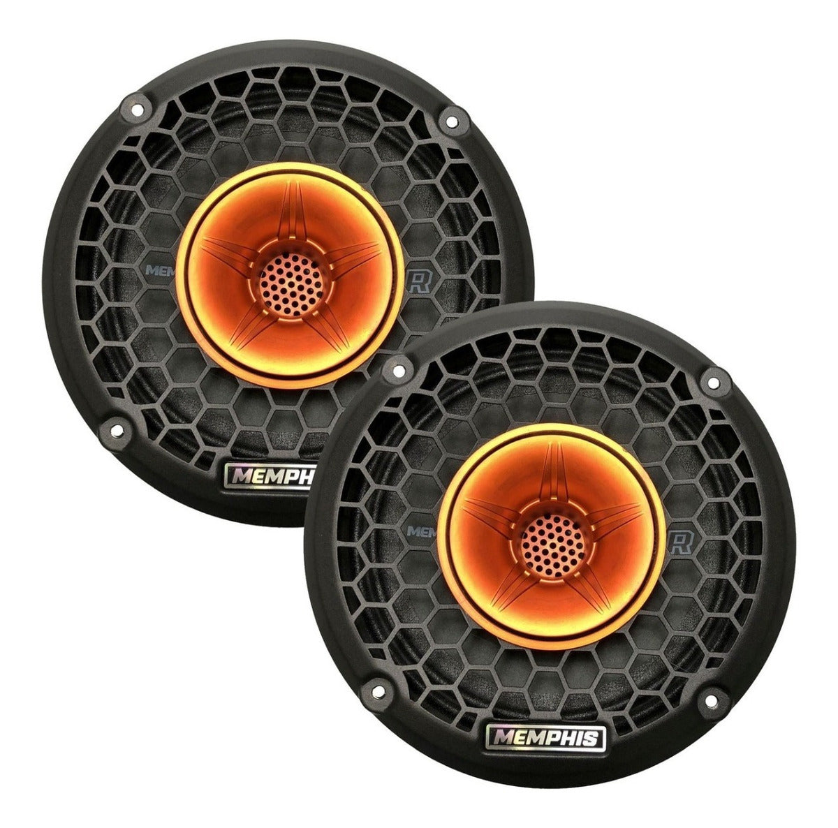 Par Medios Rangos Pro Memphis 6.5 PuLG Srxp62wt 125w / 250w Color Negro