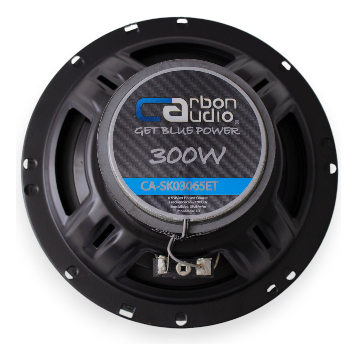 Bocinas Carbon Audio 6.5 Coaxial 300w Max / 60w Rms Color Negro
