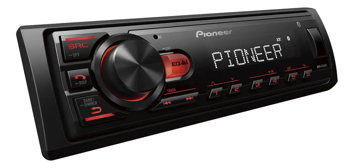 Pioneer Mvh-s145bt 1 Din Bt Usb 50wx4 Display Va Lcd