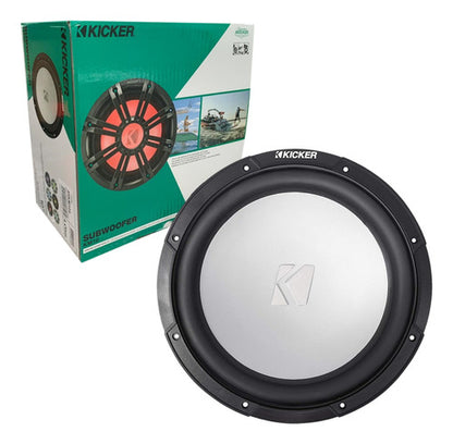 Subwoofer Marino Kicker 45km104 Km10 10 Pul 350w 175rms 4ohm Color Plateado