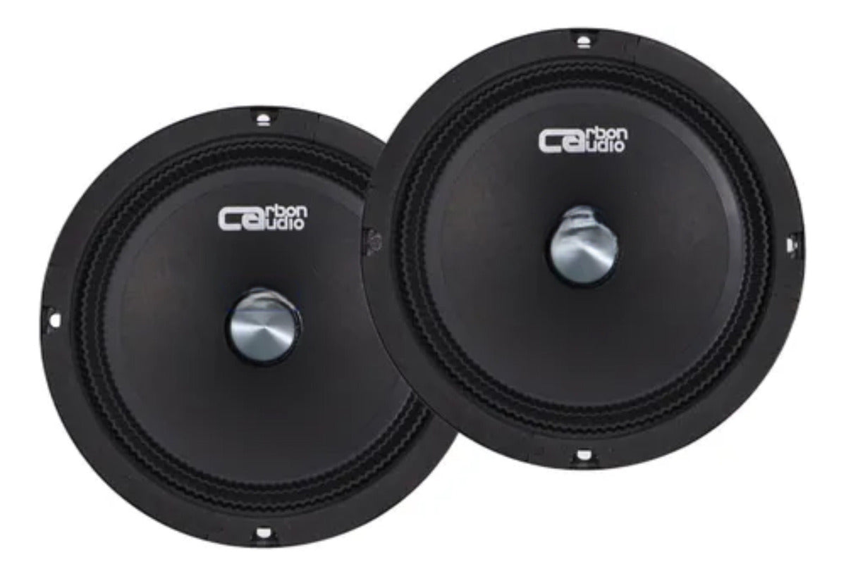Set De Medios Carbon Audio 6.5  2 Vias Cacs05065pr 1500w