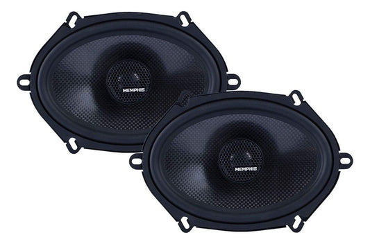 Bocinas 5x7 Pulgadas Memphis Mcx57 2 Vias 100w Fibra Carbono Color Negro