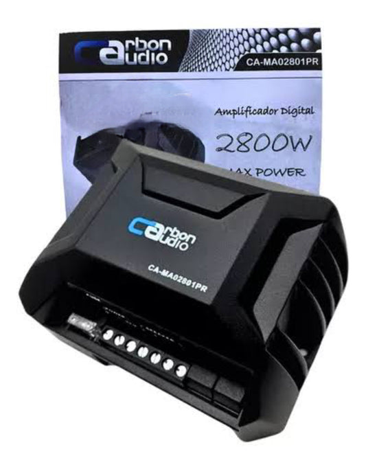 Amplificador 1 Ch Carbon Audio Cama02801pr Micro 280wx1