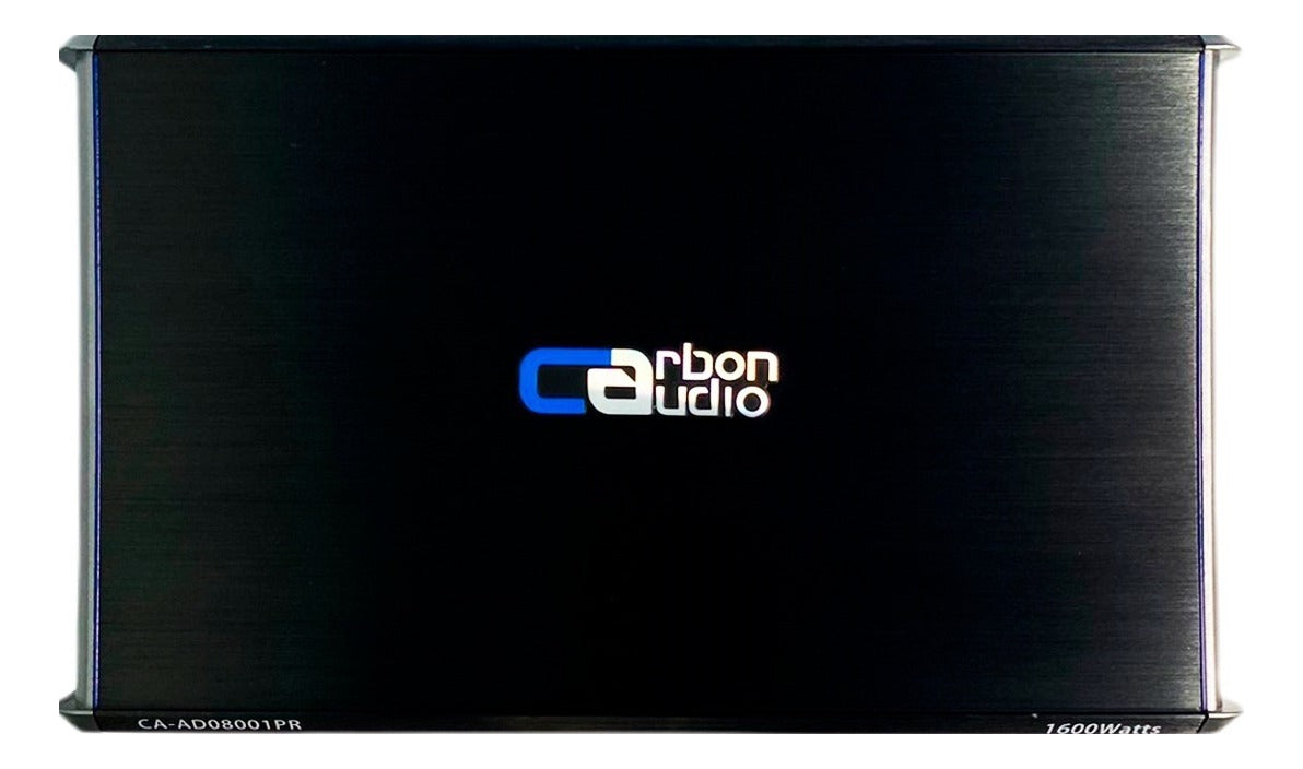 Amplificador Carbón Audio 1 Canal 800w Rms Clase D Nano Color Negro
