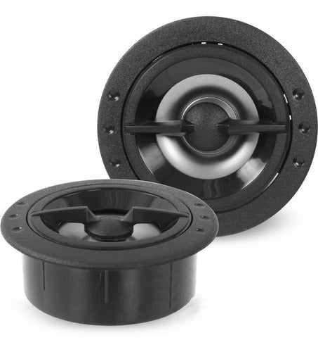 Tweeter Clarion Srg213h 1 Pulgada 200 Watts Max 40 Watts Rms Color Plateado