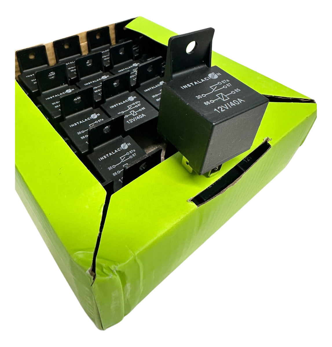 Paquete 25 Relay Relevador Autopage 5 Patas 12v/40a P/alarma