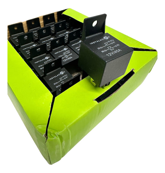 Paquete 25 Relay Relevador Autopage 5 Patas 12v/40a P/alarma