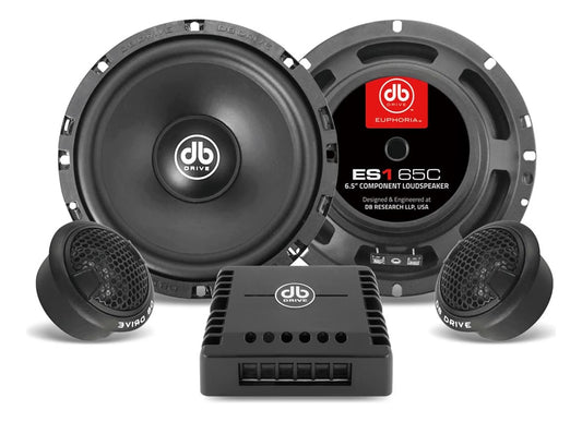 Set De Medios Db Drive Es1 65c 65w / 250w 6.5 PuLG. Color Negro