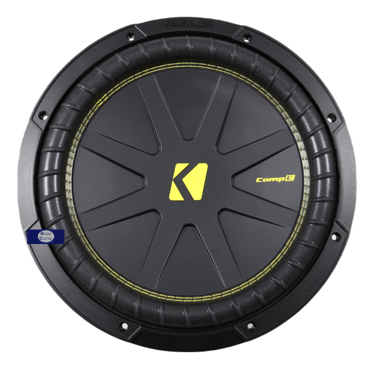 Subwoofer Kicker Compc De 12 Pulgadas 50cwcd124 Doble Bobina Color Negro