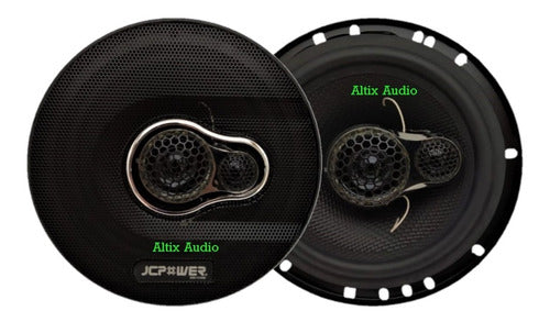 Bocinas Jc Power 6.5 Jc-653 300w Max / 150w Rms Color Negro