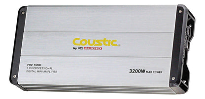 Coustic Amplificador Pro-1mini 3200w Max 1 Canal Clase D Color Gris