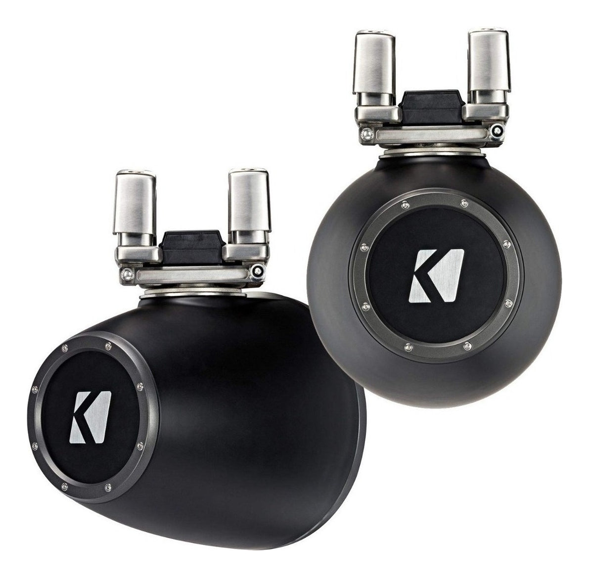 Bocinas Marinas De Torre Kicker 44kmtc94 Luz Led 9 PuLG Rgb Color Negro