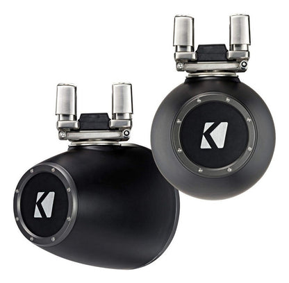 Bocinas Marinas De Torre Kicker 44kmtc94 Luz Led 9 PuLG Rgb Color Negro