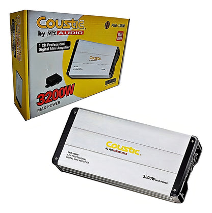 Coustic Amplificador Pro-1mini 3200w Max 1 Canal Clase D Color Gris