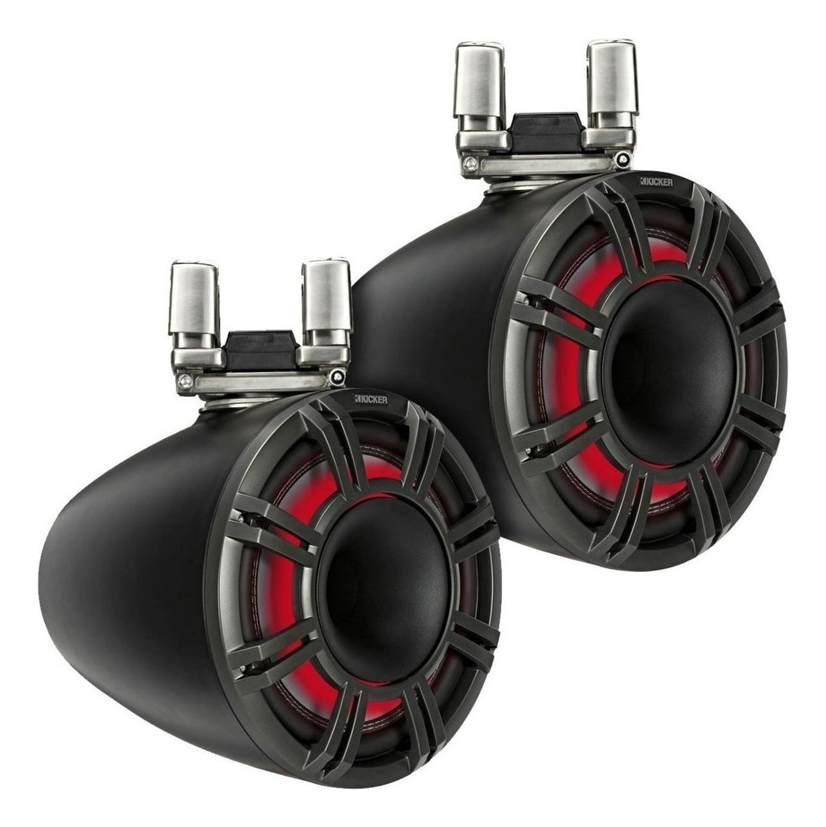 Bocinas Marinas De Torre Kicker 44kmtc94 Luz Led 9 PuLG Rgb Color Negro