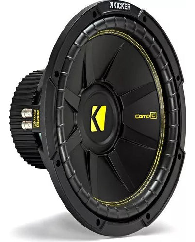 Subwoofer Kicker Compc De 12 Pulgadas 50cwcd124 Doble Bobina Color Negro