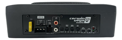 Subwoofer 10 Amplificado Con Radiador- 2 Cerwin Vega Vr10 Color Negro