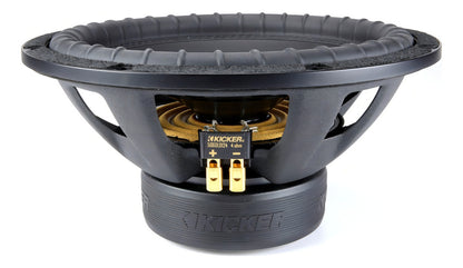 Subwoofer Kicker Gold 12 Comp 12 Pulgadas 1000w Doble Bobina Color Negro