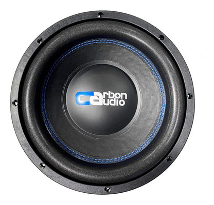 Subwoofer 10 Pulgadas Carbon Audio 800w Entry Doble Bobina Color Negro