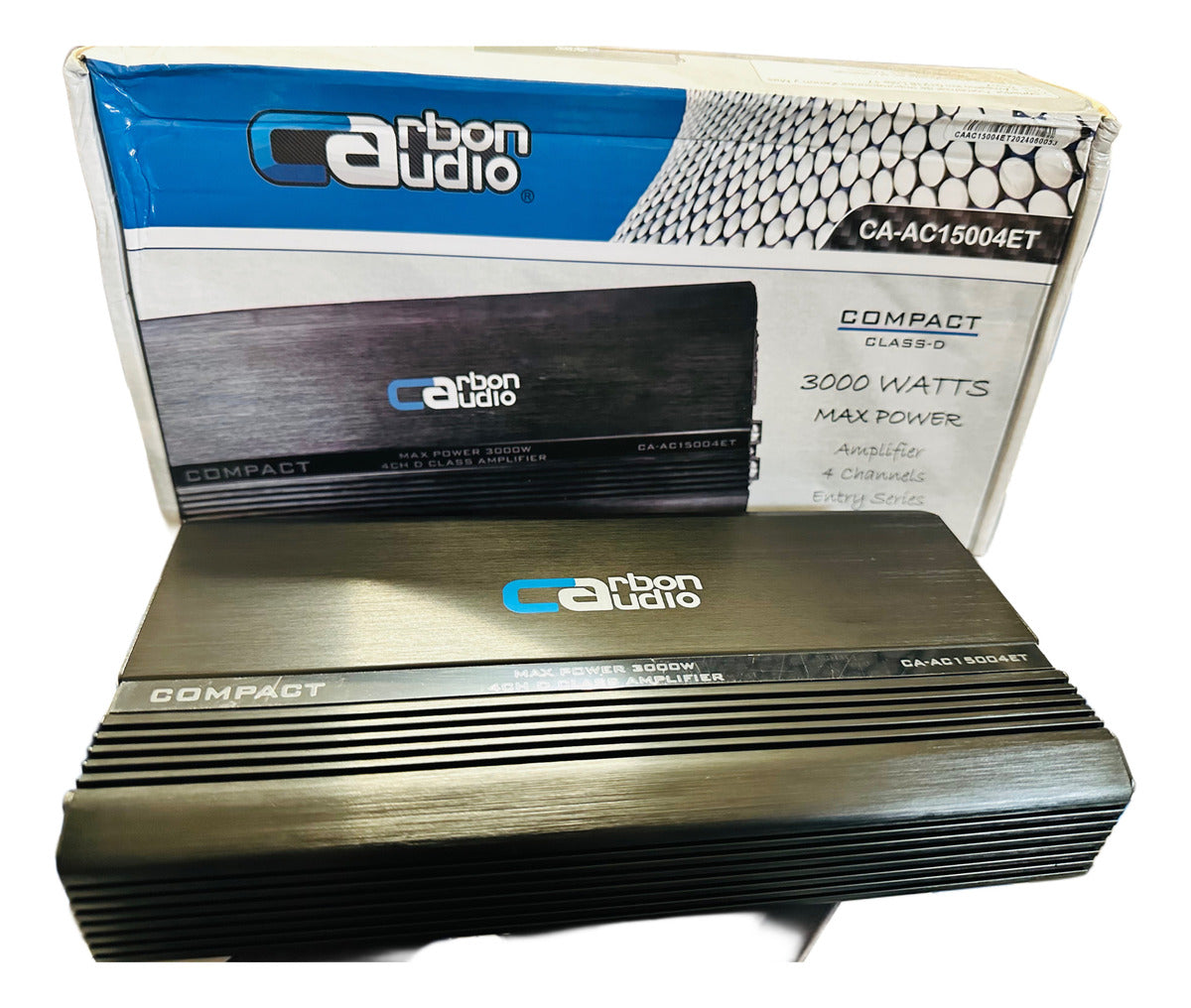 Amplificador Carbón Audio 4canales Compact Caac15004et 3000w