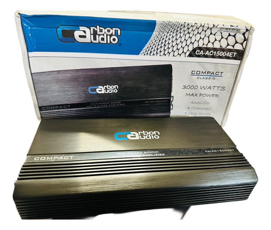 Amplificador Carbón Audio 4canales Compact Caac15004et 3000w