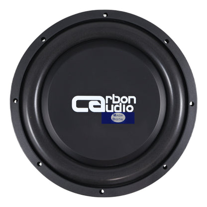 Subwoofer 10 PuLG Plano Carbon Audio Ca-sw40010ft 800watts Color Negro