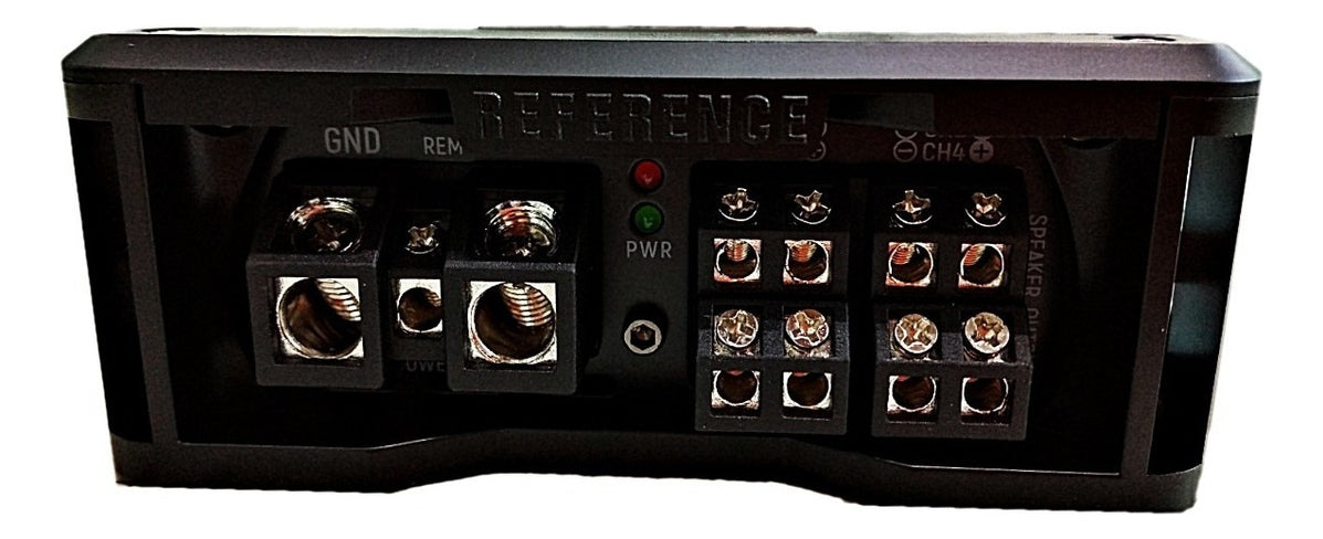 Amplificador Coustic Pro-4mini 4ch Clase D 2400w Max Color Gris