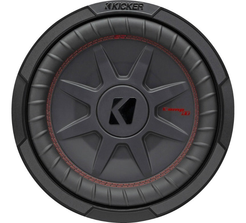 Woofer Kicker Plano Comprt 43cwrt102 10 Pulgadas 800w 2 Ohm Color Gris Oscuro