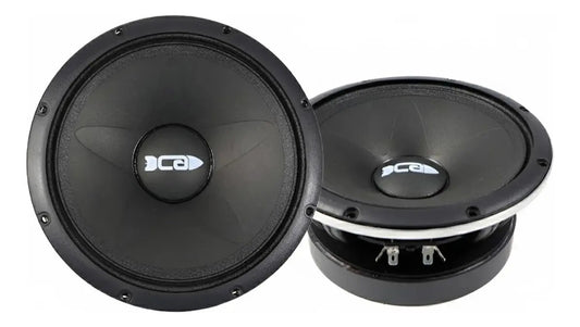 Par De Medios Altos Carbon Audio 7 PLG 2000w Ca-ma20070px Negro