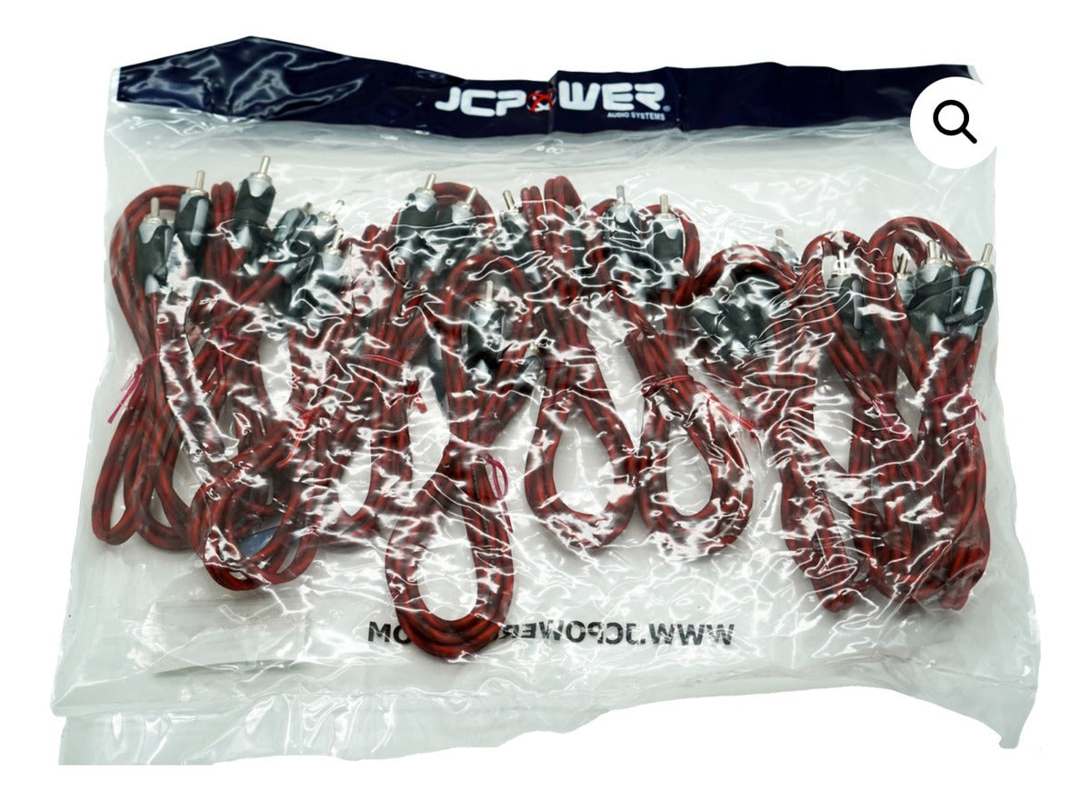 Rca Jc Power 3ft (.90m) Paquete 10 Pzas Ofc Flexible