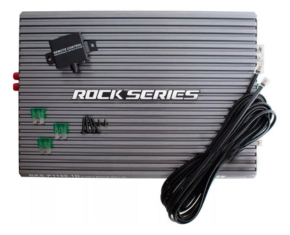 Amplificador Rock Series Rks-p1100.1d 2200w Max 1c Clase D Color Gris