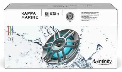 Bocinas Marinas 6.5 Pulgadas Infinity Kappa 6125m 100w Rms Color Titanio