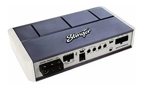 Stinger Spx700x4 Micro 4 Canales 700 Vatios Amplificador Pow Blanco