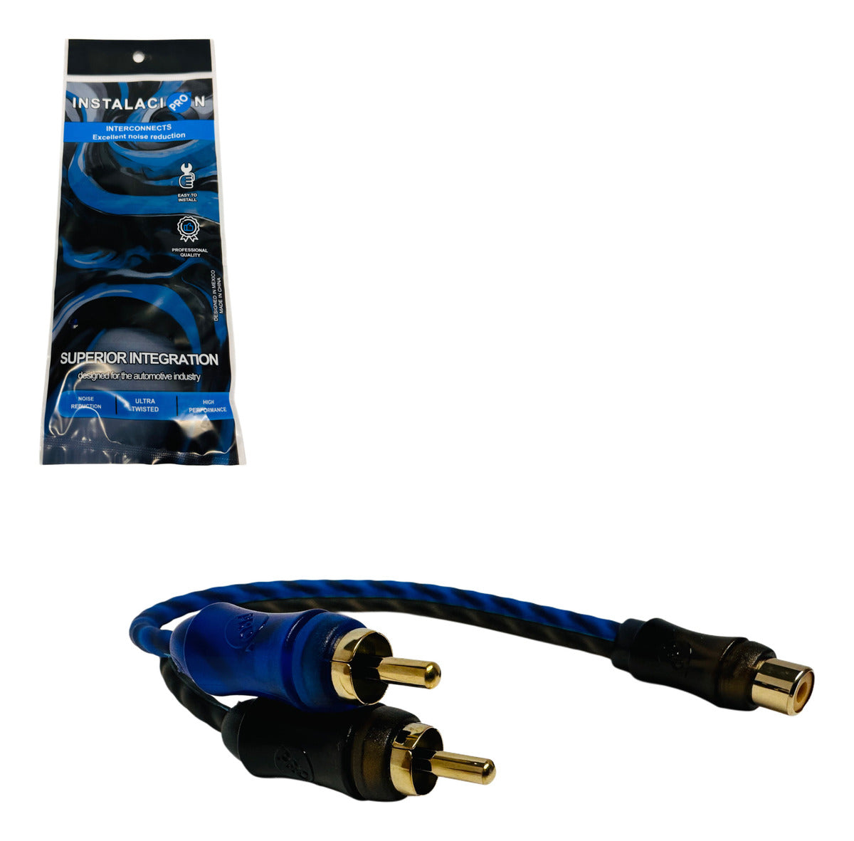 Cable Rca Y Ipro 2 Machos 1 Hembra Prorcy2m Paquete 10 Pzas