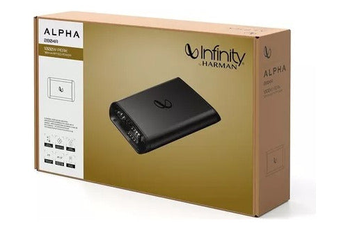 Amplificador Infinity Alpha 2804a 4 Canales 90 Rms X 4 Color Negro