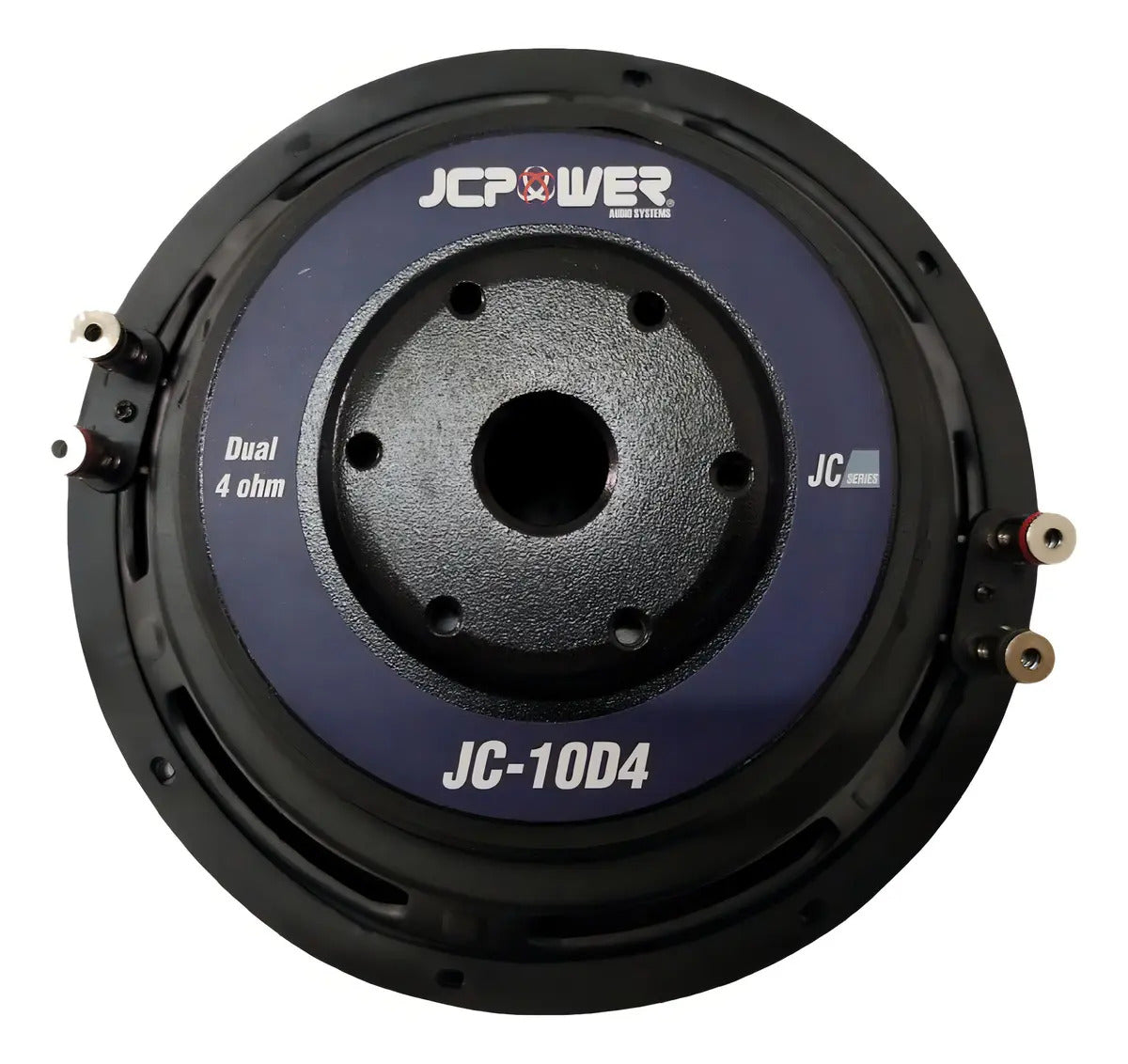 Subwoofer Jc Power Jc-10d4 10 Pulgadas Doble Bobina 500w Max Negro