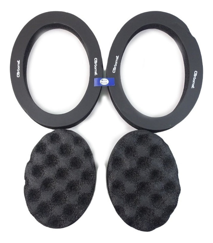 Anillos Insonorizantes Carbon Audio 5x7 PuLG Ca-in00257et Color Negro