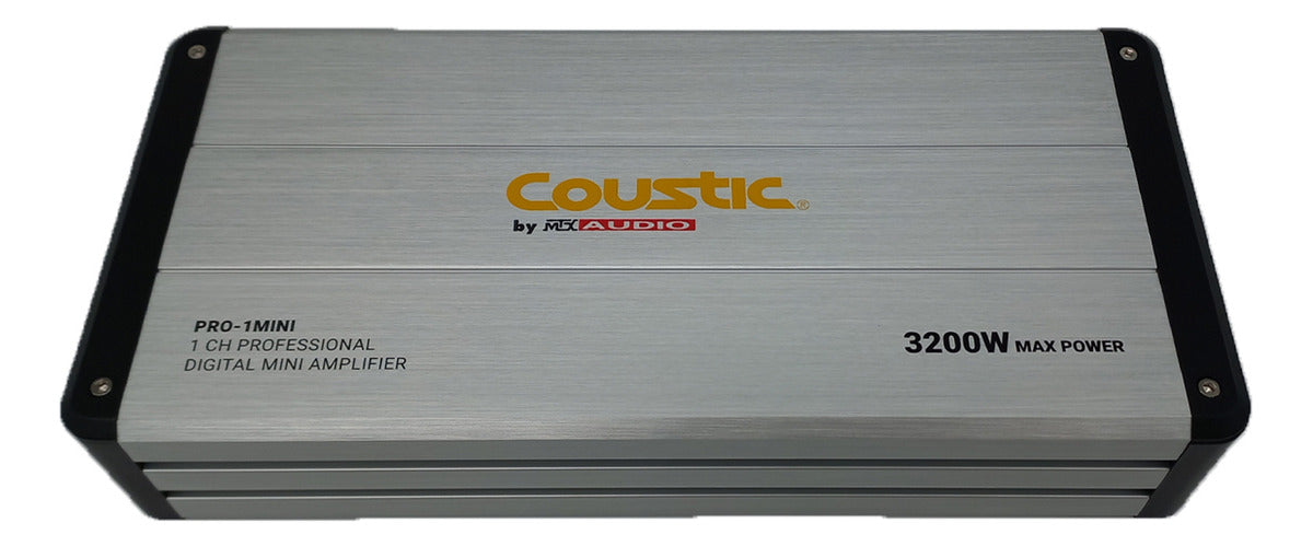 Coustic Amplificador Pro-1mini 3200w Max 1 Canal Clase D Color Gris