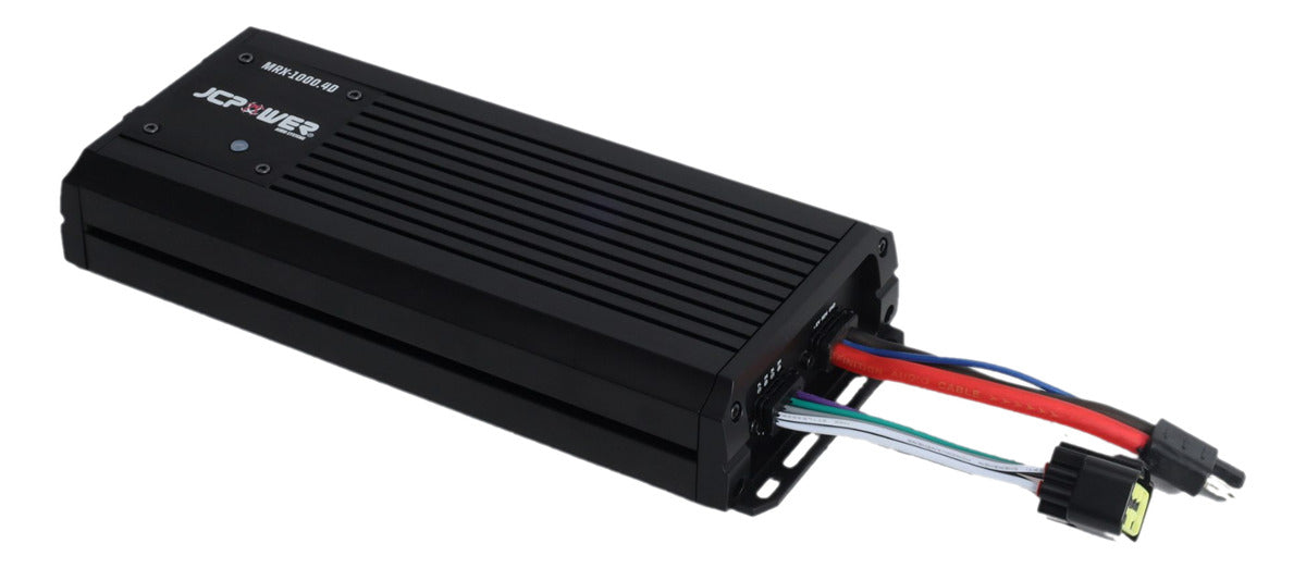 Amplificador Marino Jc Power Mrx-1000.4d 1000w Max 4 Canales Color Negro