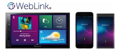 Pantalla Pioneer Dmh-a375bt 7 Weblink Doble Camara Negro