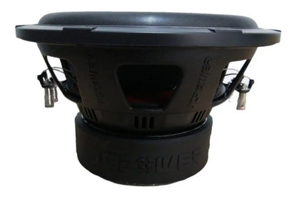 Subwoofer Jc Power Rs-10d4 10 PuLG Doble Bobina 1200w Max Color Negro