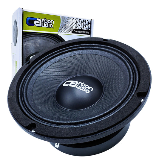Medio Bajo De 6.5 PuLG 150w Carbon Audio Camb15065px #1 Pz Color Negro