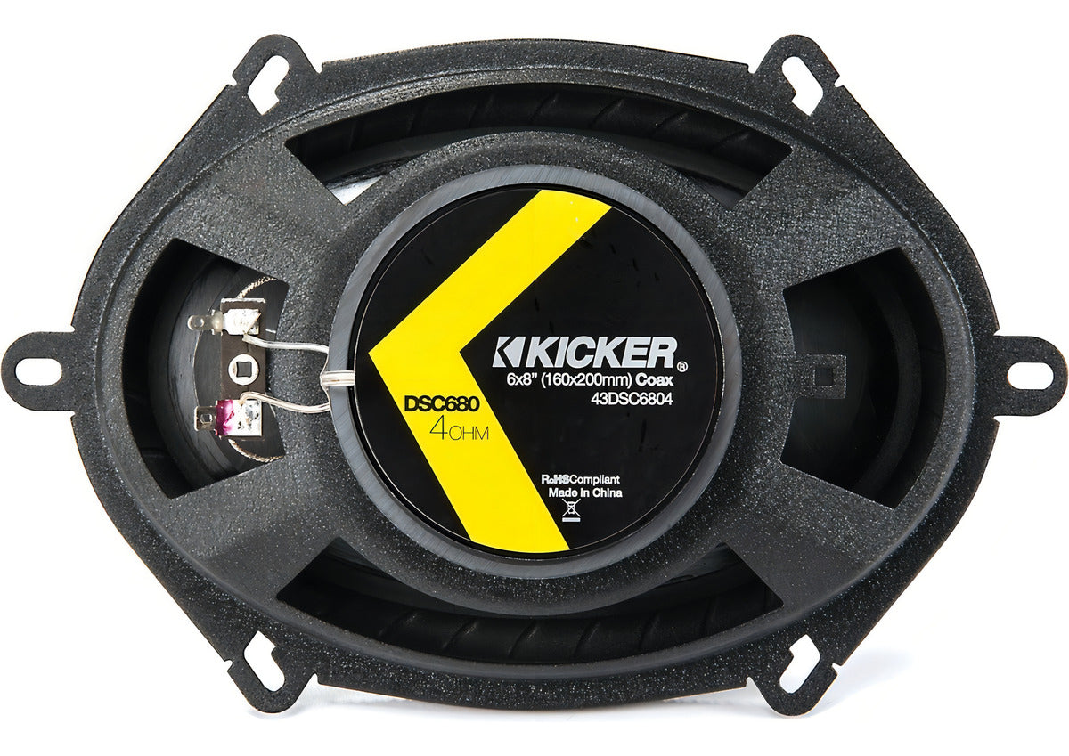 Bocinas Kicker Dsc6804 200w Max 6x8 5x7 Ford Color Negro