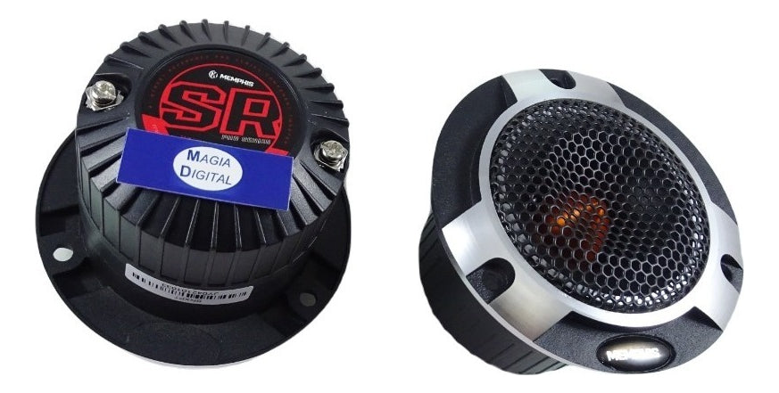 Tweeter 4 Pulgadas Memphis Srxpt 400w Pro Open Show Color Cromo