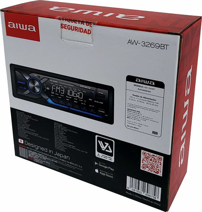 Aiwa Aw-3269bt Autoestéreo Negro 20w De Fm