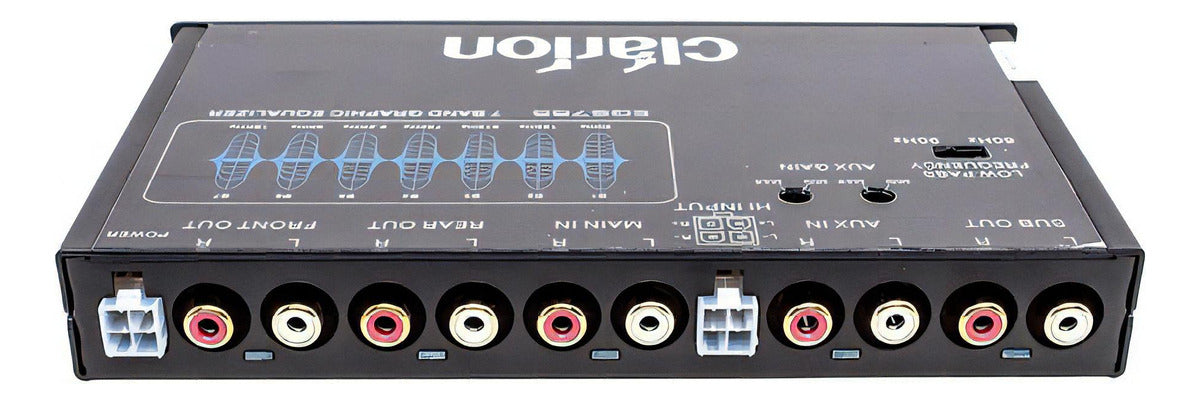 Ecualizador Grafico Clarion Eqs755 - 7 Bandas Eq 8 Volts Rca