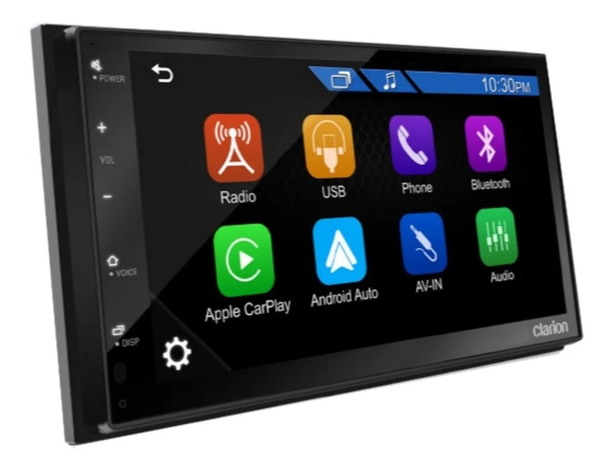 Pantalla 2 Din 6.8 PuLG. Clarion Con Carplay Bluetooth Fx450